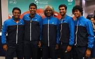 India Davis Cup team 2015 Paes Bhambri Bopanna Devvarman