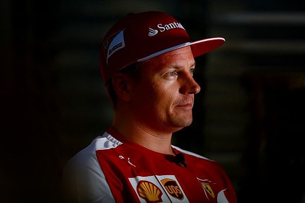 Kimi Raikkonen Singapore 2015 Ferrari