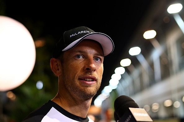 Jenson Button McLaren Singapore 2015