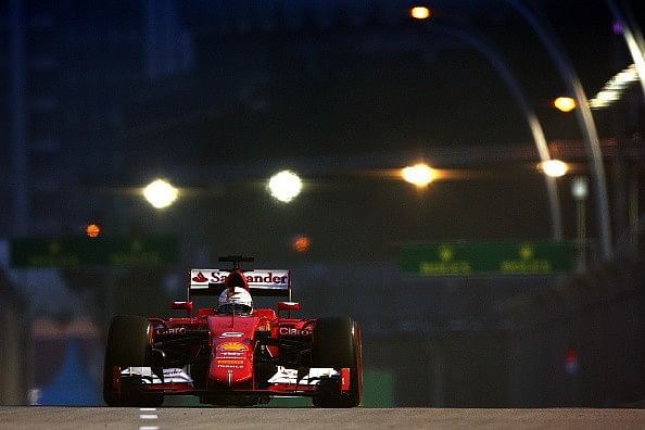 Singapore Grand Prix Qualifying Report: Ferrari's Sebastian Vettel on pole, Mercedes in P5