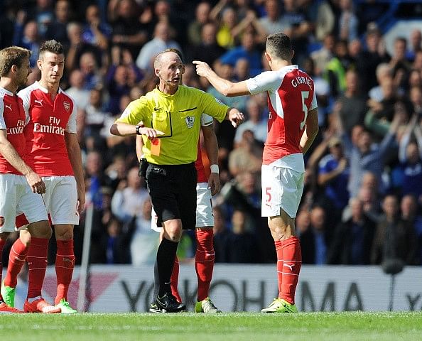 Arsenal fans launch petition to prevent Mike Dean from officiating their games in future