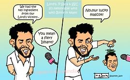 Comic: Team India's lucky mascot!