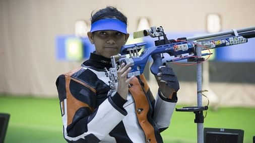 2015 Asian Airgun Championships: Ayonika Paul wins bronze medal in the Women's 10m Air Rifle