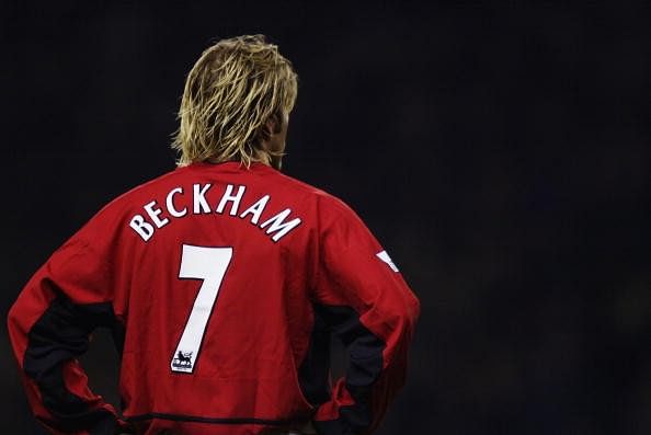 David Beckham Man Utd 7