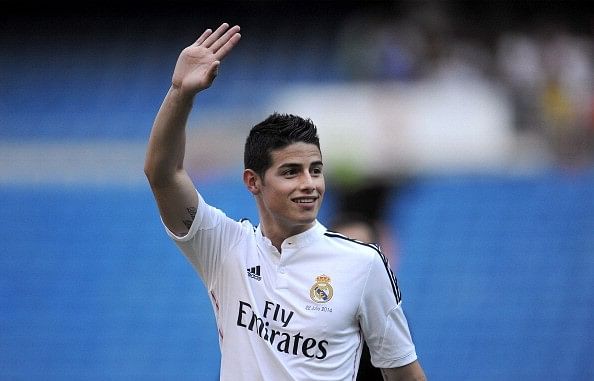 James Rodriguez Real madrid Manchester United