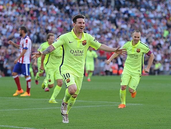 Lionel Messi goal Atletico Madrid