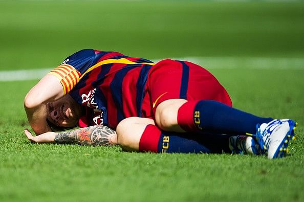 Barcelona's Lionel Messi ruled out for 7-8 weeks after suffering ligament tear