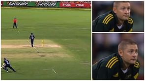 Video: Presence of runner confuses Australian players