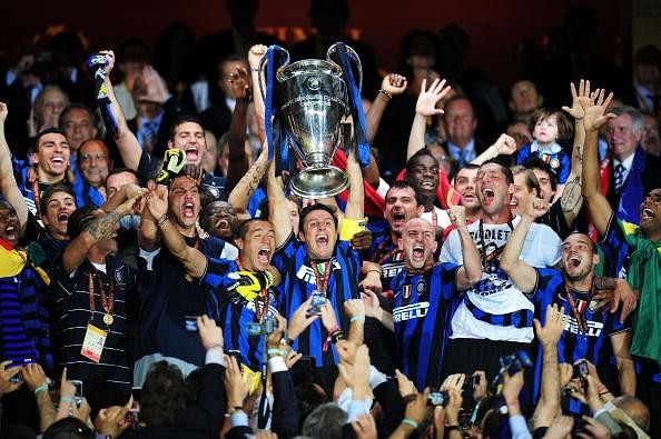 Image result for inter milan winning champions league