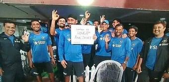 VVS Laxman's vibrant blue shirt & the Indian cricket team's 'very very special' message