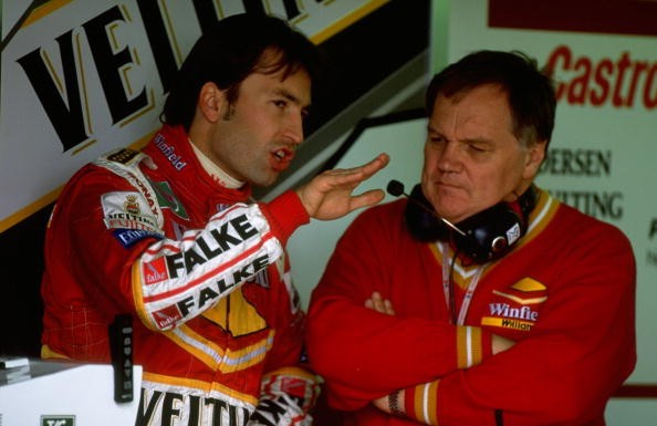 Heinz-Harald Frentzen Patrick Head Williams