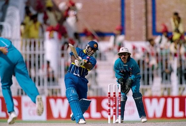 England succumbed to Sri Lanka in the quarter-finals of the 1996 World Cup