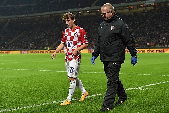 Luka Modric injury blow for Real Madrid