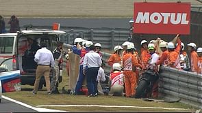 MotoGP rider Alex de Angelis injured in crash at Japanese Grand Prix practice