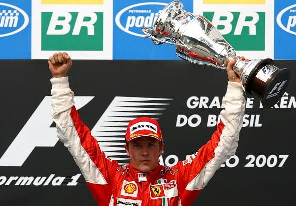 Kimi Raikkonen Ferrari 2007 Championship