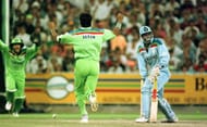 Wasim Akram����s in-swinger clean bowled Chris Lewis in the 1992 World Cup final