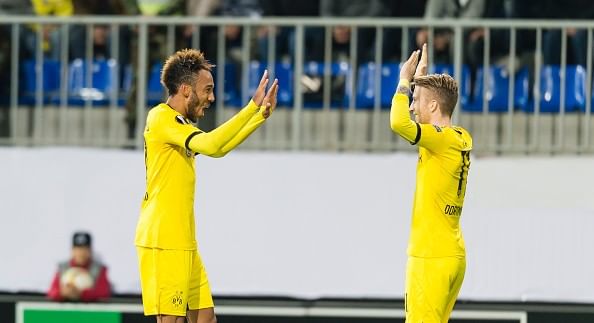 Aubameyang and Reus troll Borussia Dortmund team-mates Januzaj and Weigl on Instagram