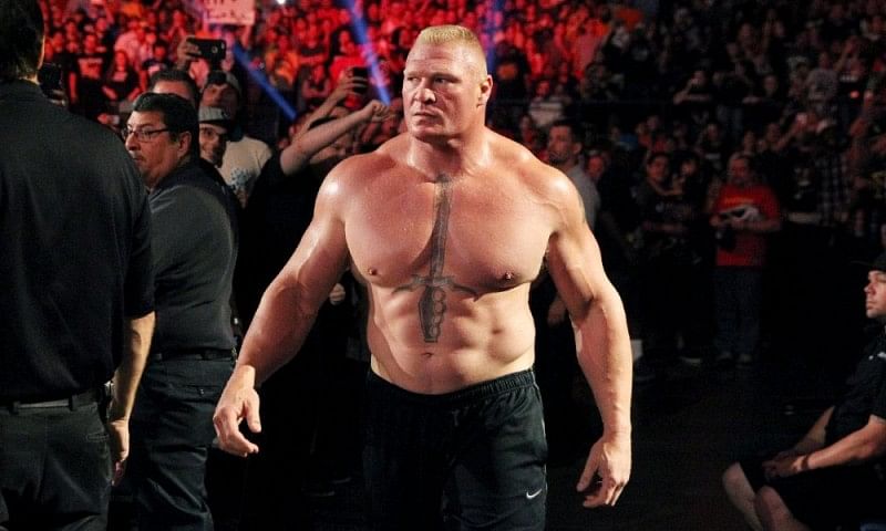 &acirc;€˜The Beast&acirc;€™ Brock Lesnar stands tall