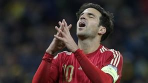 Video: Cesc Fabregas misses penalty against Ukraine after laser is pointed at his face
