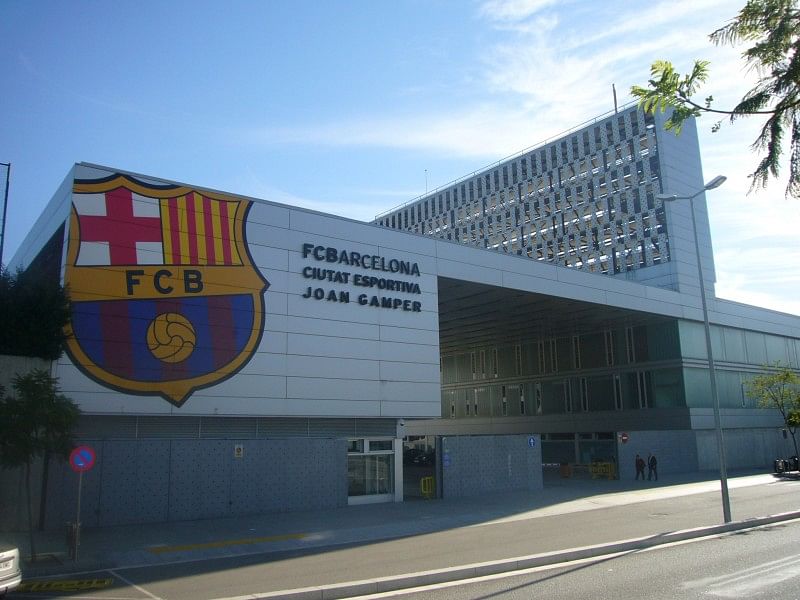 Ciutat Esportiva Joan Gamper front entrance (wikipedia)