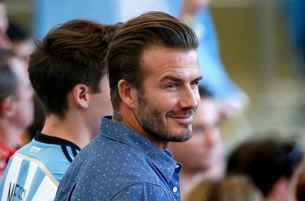 Beckham makes a fool of himself after backing AC Milan for Champions league victory