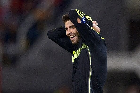 Gerard Pique displays his humorous side on social media with friendly jabs at Barcelona teammates