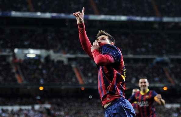 Lionel Messi el clasico record