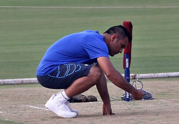 Loud music by the DJ forces MS Dhoni to leave practice session midway