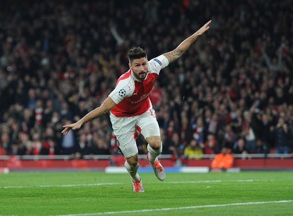 Olivier Giroud Arsenal Bayern Munich