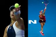 Garbine Muguruza Angelique Kerber WTA Finals 2015