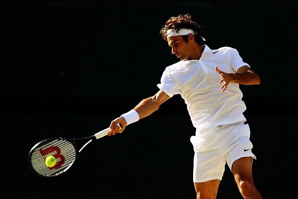 Roger Federer forehand