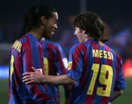 Ronaldinho Messi Barcelona