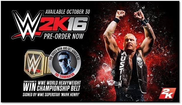 E-xpress announces pre-order bonus for WWE 2K16, chance to win WWE Championship belt