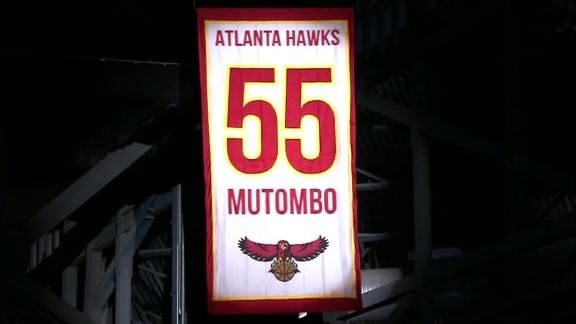 Atlanta Hawks Jersey #55 Mutombo