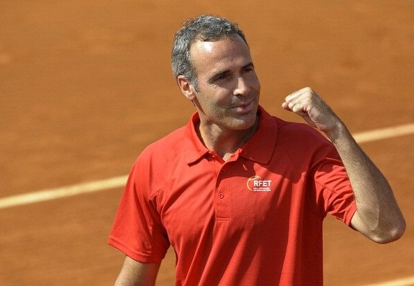 Alex Corretja Davis Cup 2012 Spain