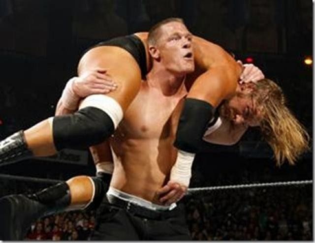 John Cena and Triple H - Wrestlemania 22