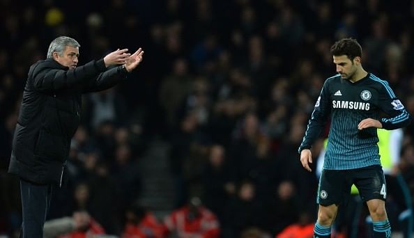 Cesc Fabregas denies being the leader of a 'mini-revolt' against Jose Mourinho at Chelsea