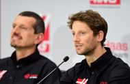 Romain Grosjean Haas F1 2015 Guenther Steiner