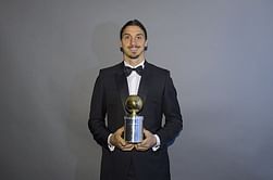 Video: Zlatan Ibrahimovic reunites with superfans as he wins Swedish Footballer of the Year
