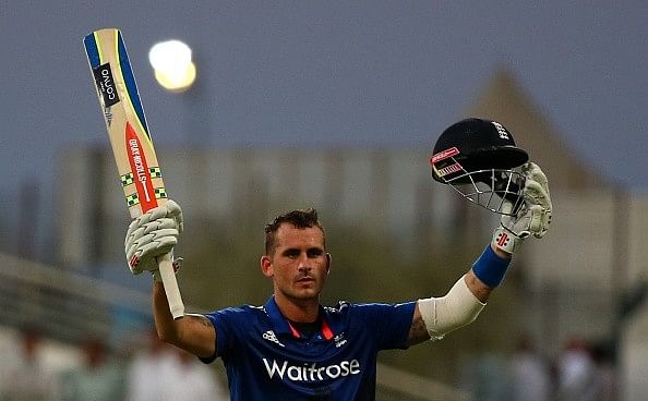 Alex Hales' maiden ODI century helps England level the series