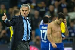 Jose Mourinho denies rumour of bust-up with Diego Costa following win against Maccabi Tel Aviv