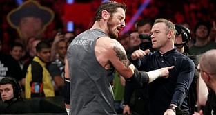 Video: Wayne Rooney knocks out WWE star Wade Barett