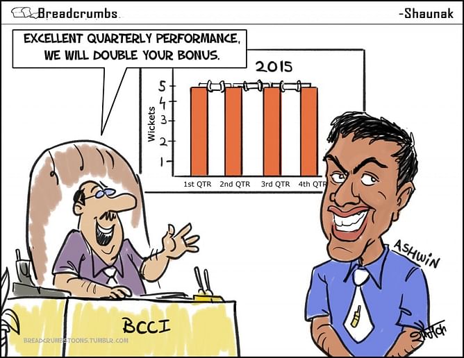 Comic: Employee of the year - Ravichandran Ashwin