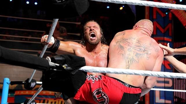 Triple H and Brock Lesnar - Summerslam 2012