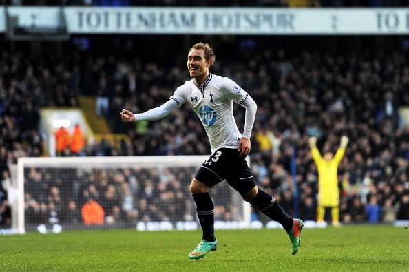 Christian Eriksen freekick Spurs