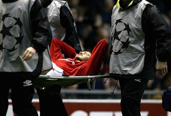 David Beckham metatarsal injury