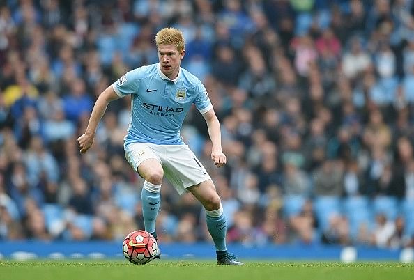 Manchester City midfielder Kevin De Bruyne