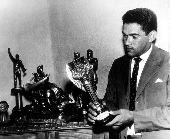 Garrincha Brazil Jules Rimet World Cup trophy