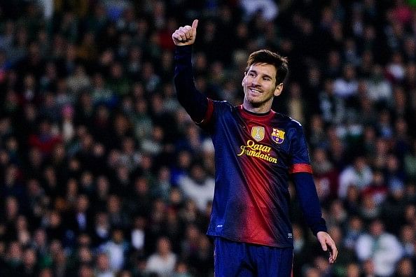 Lionel Messi scored record 91 goals in 2012