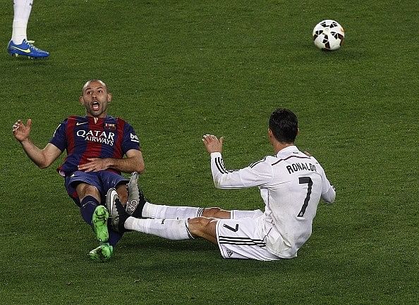 Mascherano ROnaldo playacting